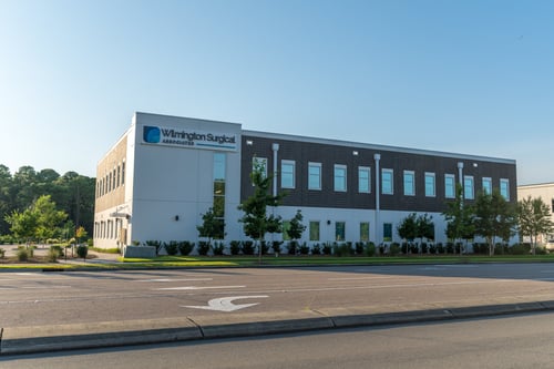 Building exterior of Wilmington Surgical Associates - a Novant Health affiliate