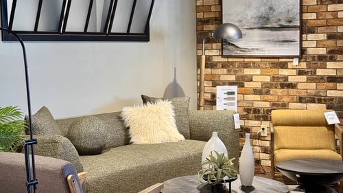 Woodbury Slumberland Furniture living room display