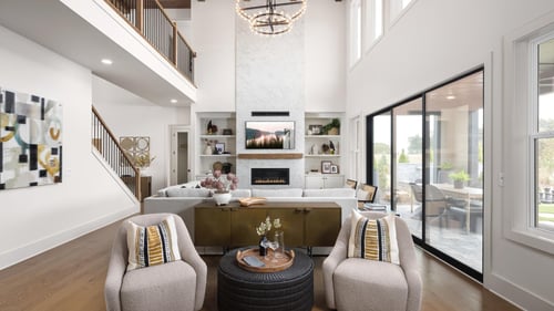 Expansive and well-appointed great rooms