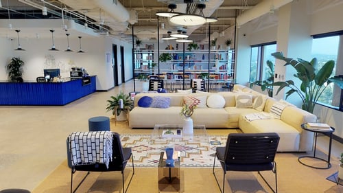 WeWork Park Tower - Coworking space interior view