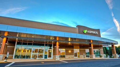 exterior photo of Aspirus Medford Hospital & Clinics in Medford, WI