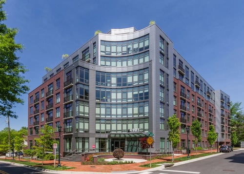 Apartment building at The Brody in Bethesda, MD