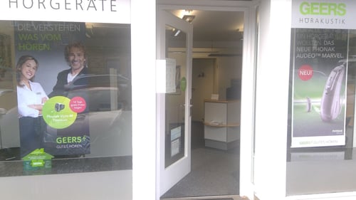 Außenaufnahme vom GEERS Fachgeschäft