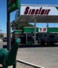 Sinclair Gas Station Fueling Island