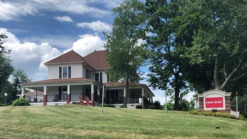 First Bank Mars Hill branch exterior.