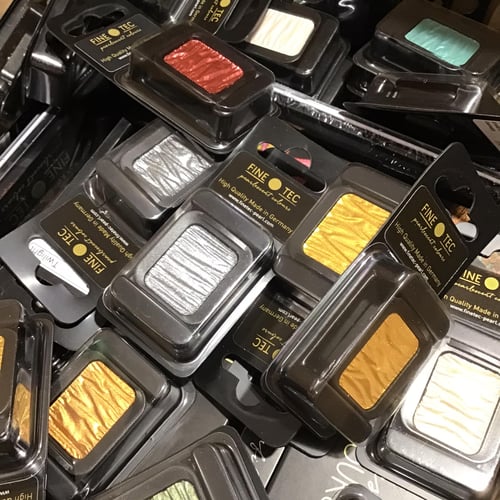 Restocking individual Fine Tec Watercolors