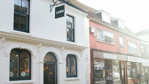 Shopfront of Lush Spa in Poole