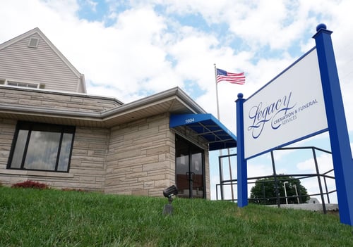 Exterior photo of Legacy Cremation and Funeral Services - Indianapolis
1604 W Morris St.
Indianapolis, IN 46221
(317) 637-3733