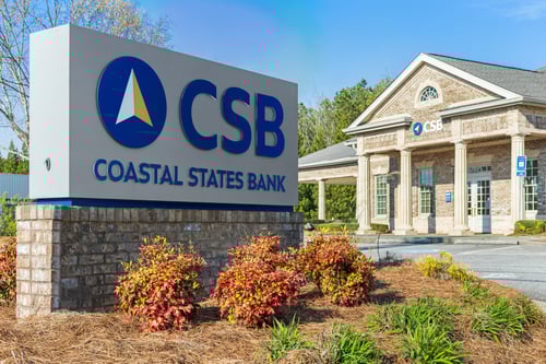 Coastal States Bank branch in Cumming, GA.