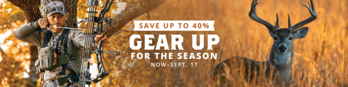 Save up to 40% at the Bass Pro Shops Gear Up Sale