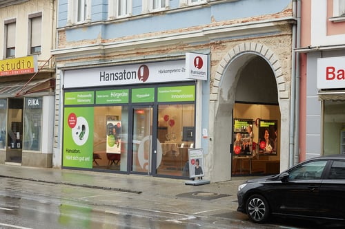 Hansaton Hörkompetenz-Zentrum Wiener Straße 12, Oberwart von rechts kommend