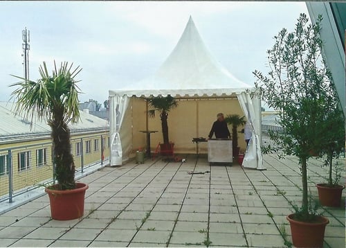 VIP Zeltverleih GmbH - kleines, weißes Partyzelt