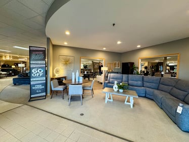 Eau Claire Slumberland Furniture opening display