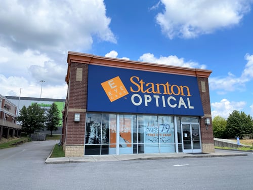 Storefront at Stanton Optical store in Knoxville, TN 37919