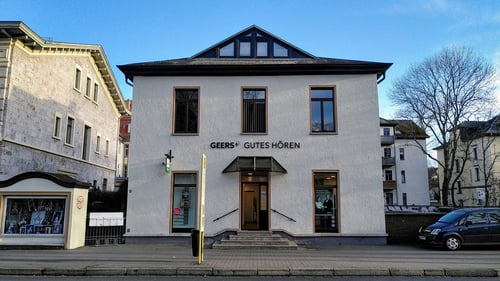 Außenaufnahme vom GEERS Fachgeschäft