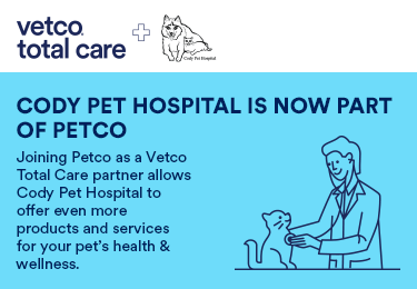 Vetco Total Care Cody Pet Hospital Message
