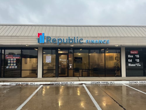 Bedford Road, TX Republic Finance Branch