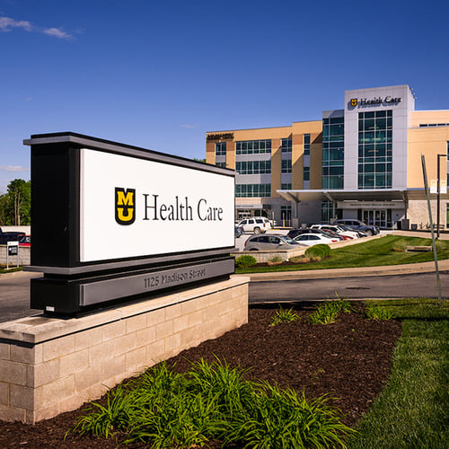 Madison Street Medical Building address sign