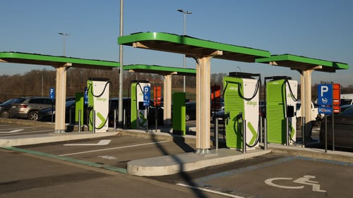 EV charging station Allego Bertem