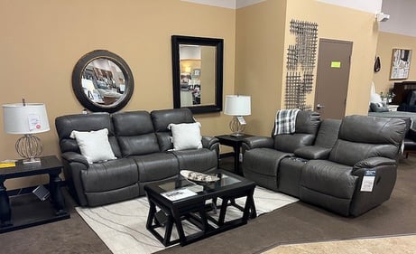 Muscatine Slumberland Furniture leather Lazyboy