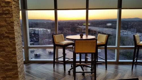 Sunset from The Sky Restaurant & Bar