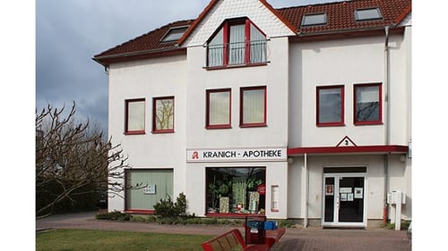 Aussenansicht der Kranich-Apotheke