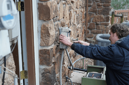 Installing AC unit