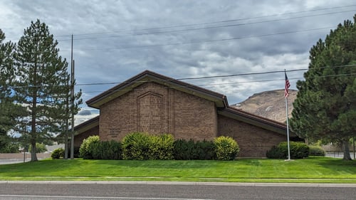 Church building of The Church of Jesus Christ of Latter-day Saints located at  75 North Center Street in Elsinore, UT.