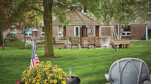 exterior photo of Pine Meadow grounds in Antigo, WI