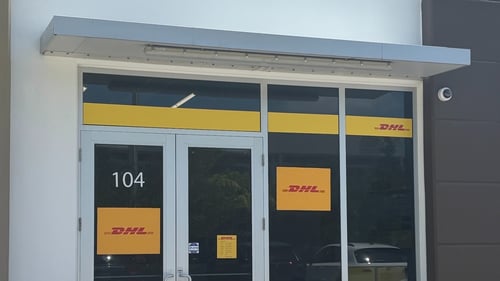 DHL store exterior