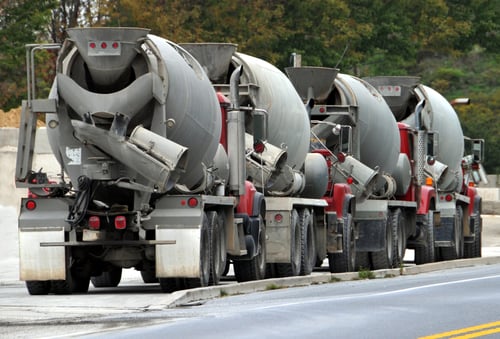 concrete trucks