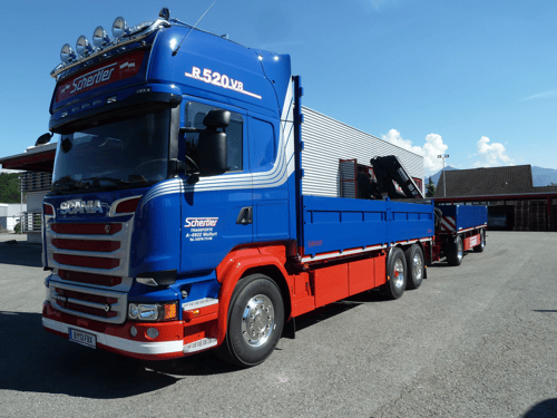 Schertler Helmut Transport GmbH Sondertransporte und Kranarbeiten in 6922 Wolfurt - LKW