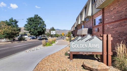 Property Signage at Golden Arms Apartments, Golden, CO