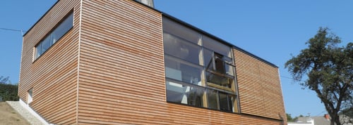 Holzbau Silan Holzfassade