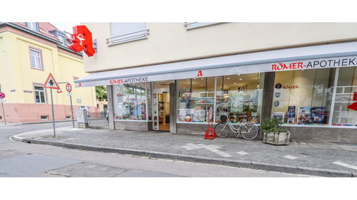 Aussenansicht der Römer-Apotheke Mannheim