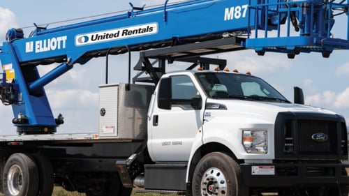 United Rentals Utility Trucks