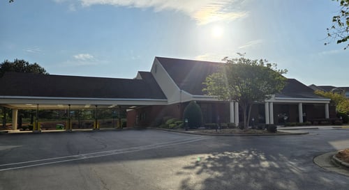 Outside view of the State Employees' Credit Union McGees Crossroads branch