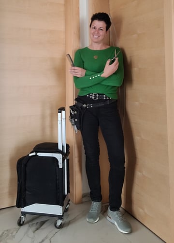 Mobile Friseurmeisterin Mirjam Supantschitschin Magdalensberg
