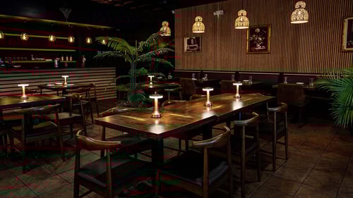 Ocean8 Restaurant & Hookah Interior