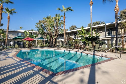 Sparkling Swimming Pool at University Park Apartments in Azusa, CA 91702