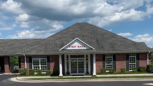 First Bank Mayodan branch exterior.