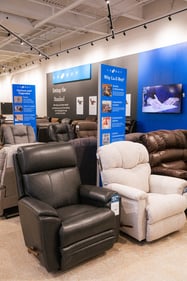 Sunset Hills Slumberland Furniture recliner section