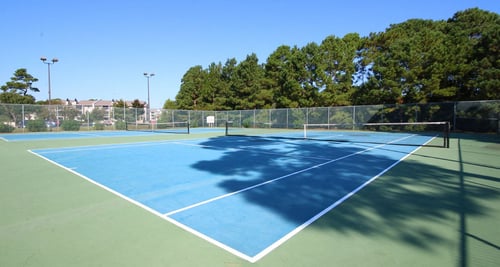 Tennis Courts at Crosswinds Apartments, Wilmington, NC