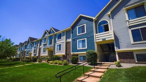 Property exterior at Pine Knoll Apartments in Battle Creek, MI 49014