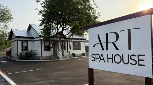 ART Spa House day spa storefront and sign in Alamo Heights, San Antonio, TX