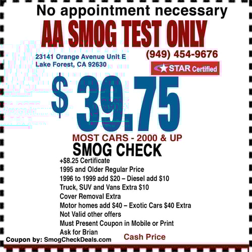 Smog Station Lake Forest