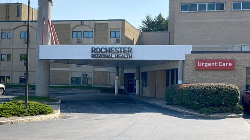 Exterior of the Rochester Regional Health Urgent Care location at St Mary's Campus
