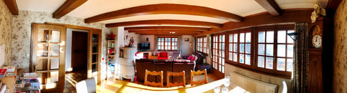 Salon Commun entièrement équipé, 1er étage/Voll ausgestattetes Gemeinschaftswohnzimmer, 1. Geschoss/Fully equipped Common Living Room, 1st floor/Salone Comune completamente attrezzato, 1° piano