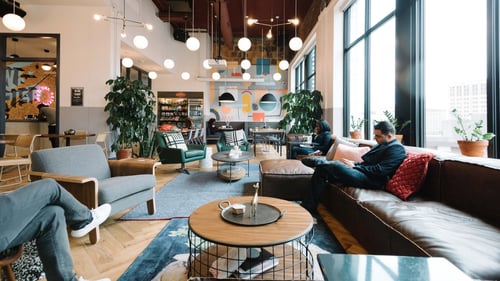 WeWork 19 Clifford St - Coworking space interior view
