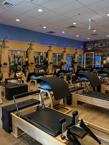 Club Pilates Midtowne offers group reformer Pilates classes